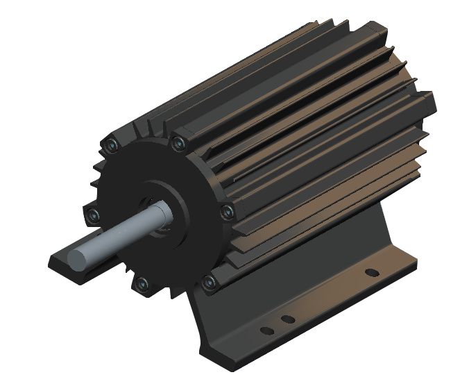 BL130 130mm 직경 산업용 헤비듀티 송풍기 모터 230VAC 2kW 모터