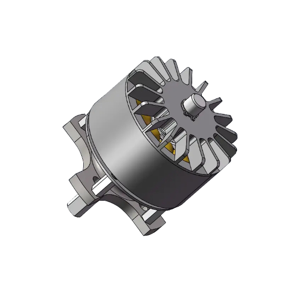 디지털 도구용 브러시리스 DC 모터 49mm 직경 WO49 시리즈